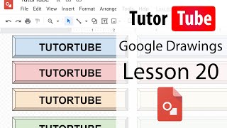 Google Drawings Tutorial - Lesson 20 - Sharing Options