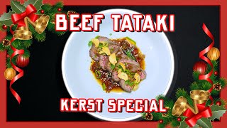 LIEFDE VOOR JULLIE! KERST ETEN! BEEF TATAKI! | EtenmetNick | How to