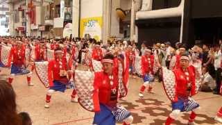 第60回　高知よさこい祭り　帯屋町筋会場　帯屋町筋　皮切り　演舞