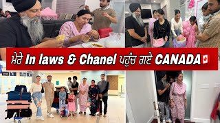 Chanel Lyi Kine Sare Surprises😍Welcome To Canada🇨🇦Nani Ne Banaya Cake 🎂HarmanBeauty