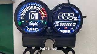 Digital Dashboard LED Electronics Motorcycle AKT Meter Speedometer OdometerFor NKD125 NKD 125