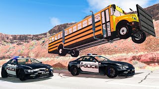 Police Car Chases #34 - BeamNG DRIVE | SmashChan
