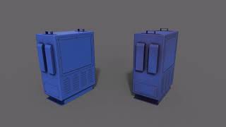 Electric Box Blue Ver 3 3D Model