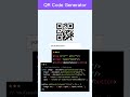 how to make QR code using html and CSS with javascript trending course in india #ytshorts