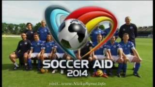 Soccer Aid 2014 pre match clips