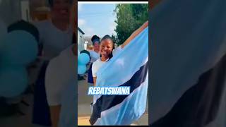 🩵Rebatswana Botswana🇧🇼 Independence day 🩵🦋🩵 #shorts #botswanamusic #Botswanaindepenceday #botswana