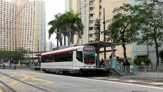 [LR] Street Running Phase 4 LRV 1111 at 220. 輕鐵第 4 期列車