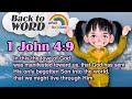 1 John 4:9 ★ Bible Verse | Reading Bible Verses