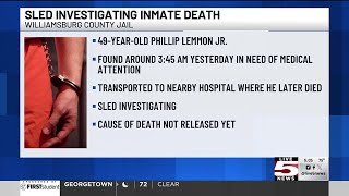 VIDEO: SLED investigating death of Williamsburg County inmate at area hospital