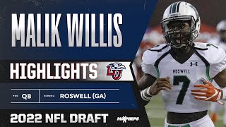 2022 NFL Draft prospect: Liberty's Malik Willis | High School Football Highlights