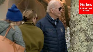 President Biden Shops On Small Business Saturday In Nantucket, Massachusetts