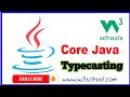 TypeCasting w3school ||java basic in w3school website