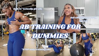 ABS vs. CORE TRAINING for DUMMIES | how to actually get abs, what you’re doing wrong
