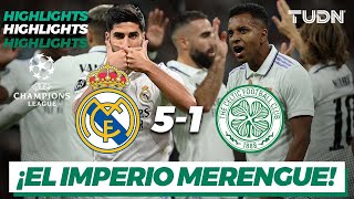 Highlights | Real Madrid 5-1 Celtic | UEFA Champions League 22/23-J6 | TUDN