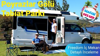 Poyrazlar Lake Caravan Camp with Volkswagen Transporter Caravan | Canoeing on the lake