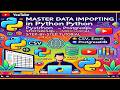 7- Master Data Importing in Python: CSV, Excel, PostgreSQL, and MongoDB Step-by-Step Tutorial