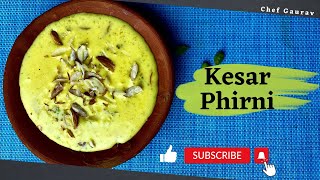 Kesar Phirni Recipe | Delicious | Indian Dessert