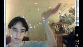 openFrameworks Text Rain clone