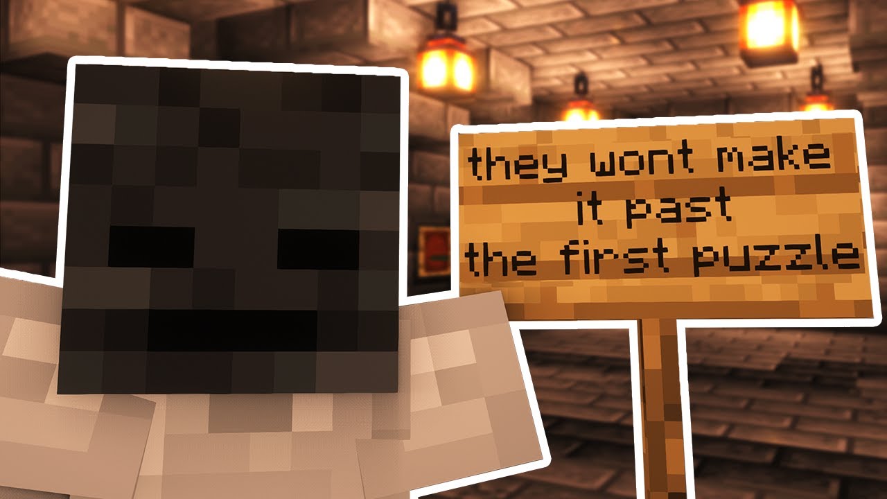 I Trapped Rs In My Impossible Minecraft Escape Room Youtube