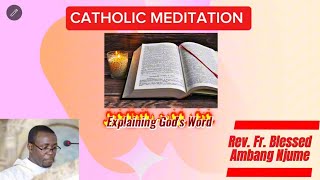 CATHOLIC MEDITATION: WEDNESDAY - 1 JANUARY, 2025. (HAPPY NEW YEAR 2️⃣0️⃣2️⃣5️⃣).