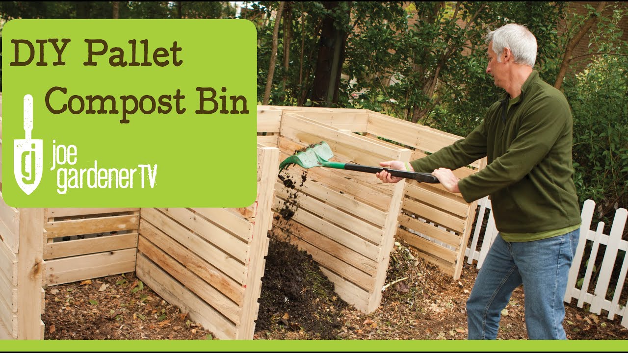 Build A Compost Bin From Pallets Back Gardener Build A Compost Bin From Pallets Back Gardener