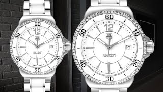 TAG Heuer Formula 1 White Ceramic Diamond Ladies Watch WAH1213 | SwissWatchExpo