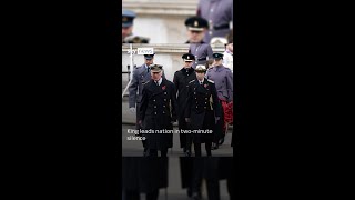 King leads nation in two-minute silence