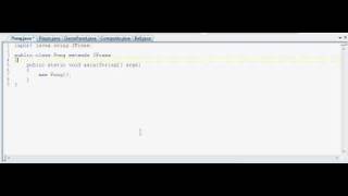 Java Game Tutorial - Pong 02 Make a Window