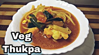 Veg Thukpa Soup │ Winter Special Recipe │ Tibetan Thukpa #shorts