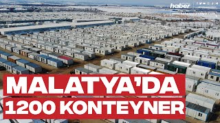 Malatya'da 1200 konteynerlik yaşam alanı kuruluyor