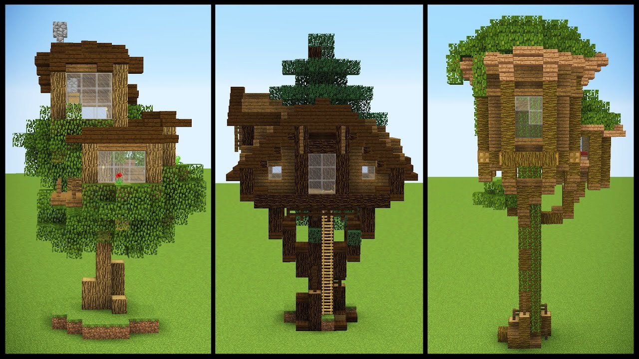 Minecraft Tree House Designs