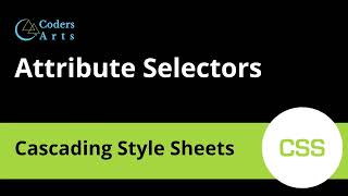 33. Attribute Selectors | CSS Tutorial For Beginners