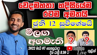 වෙදමහතා හදිසියේම රටම අමතයි. 12 සුවිශේෂයි. මීලග අගමති කවුද?