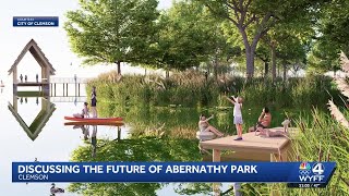 Clemson unveils first draft of Abernathy Park redesign plans