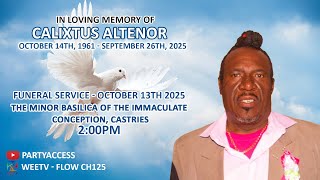 Funeral Service of Calixtus Altenor