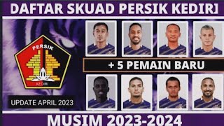 Daftar Pemain Persik Kediri Terbaru 2023 - Daftar Skuad Persik Terbaru 2023 - Liga 1 Indonesia
