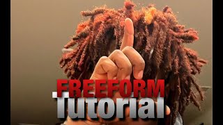 HOW TO GET FREEFORM DREADS/LOCS/ fast and easiest way