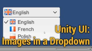 Unity UI Tutorial - Dropdown with Images!