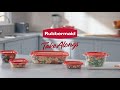 rubbermaid takealongs food containers make it easy to share food at home or on the go