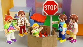 Playmobil po polsku Wesołe przygody Klary i Kuby mała siostra