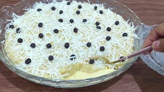 Dessert hari raya, puding crispy keju vla custard | Resep 1 pirex