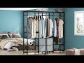 Tribesigns Freestanding Closet Organizer, Heavy Duty Clothes Closet  K0018