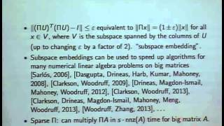 Dimensionality Reduction Via Sparse Matrices