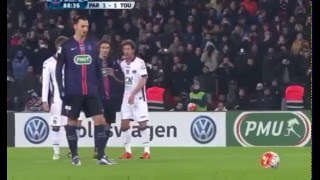 Zlatan Ibrahimovic Penalty Goal 2-1 PSG vs Toulouse | 19-01-2016 French Ligue 1