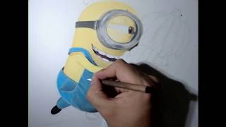 Drawing a Minion with Bananas! | Despicable me