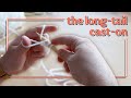 How to long-tail cast-on