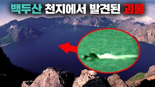 백두산 천지에서 발견된 괴물의 정체는? [미스터리]