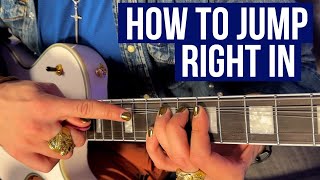 How to Jump Right Into a Guitar Solo