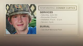 Funeral arrangements set for Conner Curtice, community continues to rally behind family