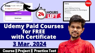 How to get Udemy Courses for FREE in 2024 | Udemy Coupon Code 2024 |  Latest Udemy Coupons